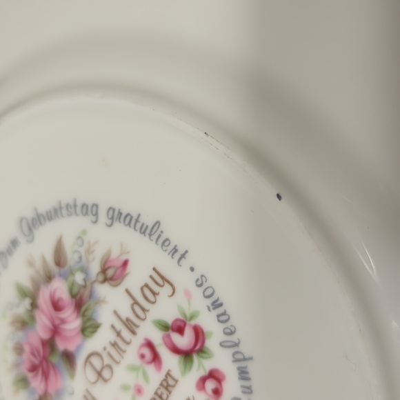 Royal Albert Happy Birthday Plate - Picture 9 of 9